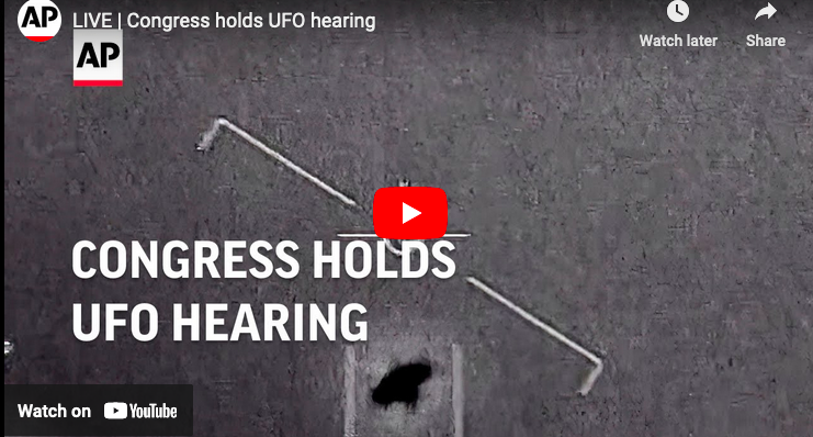 Video: Congressional Hearing On UFOs Features Testimony From Pilots ...